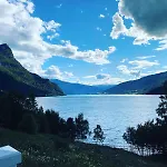 Fjord With Panoramic View & Private Balcony Apartamento *