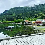 Fjord With Panoramic View & Private Balcony Apartament Luster