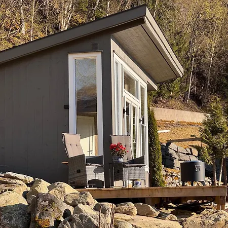 아파트 Fjord With Panoramic View & Private Balcony Luster