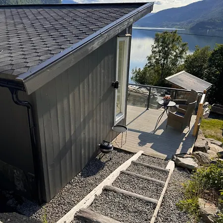 아파트 Fjord With Panoramic View & Private Balcony *