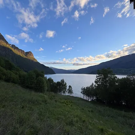 Fjord With Panoramic View & Private Balcony Luster