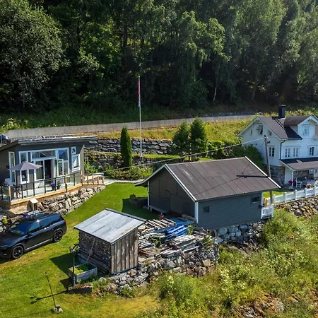 Fjord With Panoramic View & Private Balcony Apartamento Luster