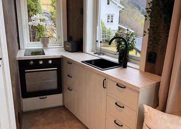 Fjord With Panoramic View & Private Balcony Apartamento *