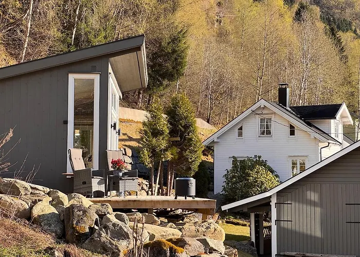 Apartamento Fjord With Panoramic View & Private Balcony