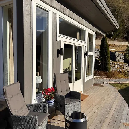 Fjord With Panoramic View & Private Balcony Luster